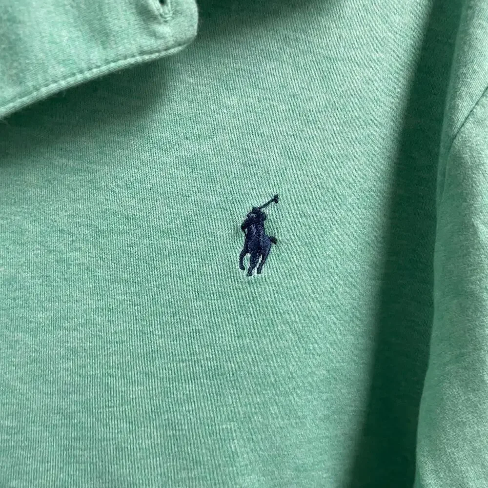 Ralph Lauren Smooth Polo Size XL Classic Fit Green Short Sleeve Mens Preppy Golf